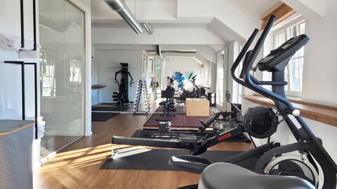 Fitnessraum im Feriendorf am Bakenberg