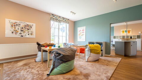 Kinderspielzimmer im Feriendorf am Bakenberg