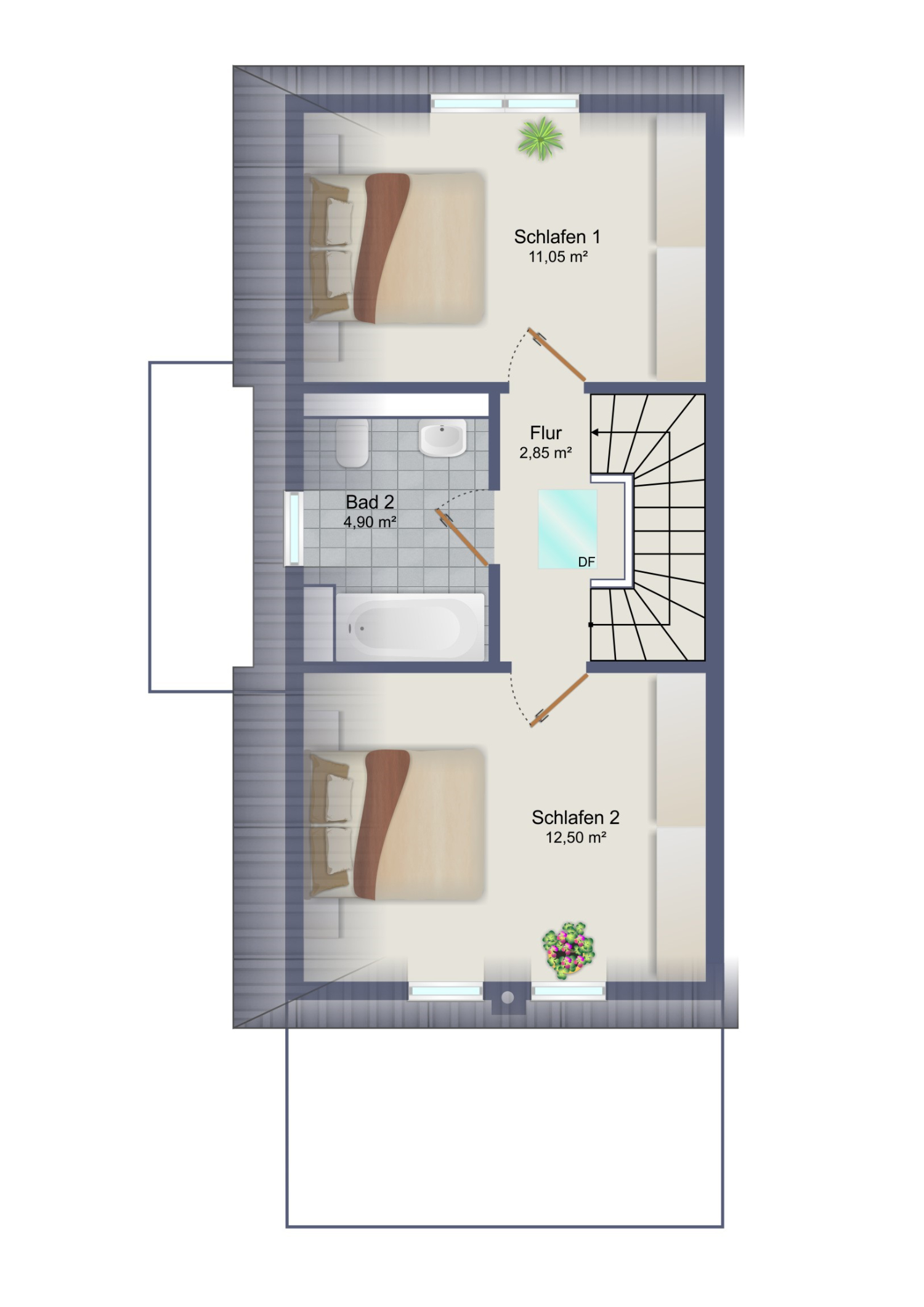 Ferienhaus in Breege