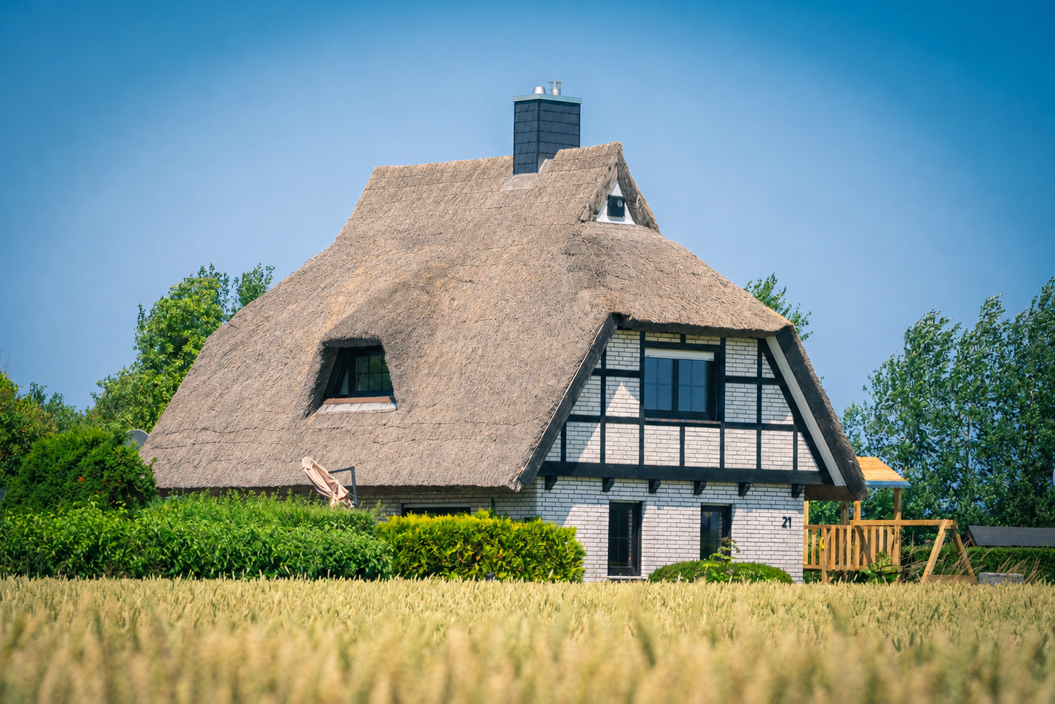 Last Minute 15% Rabatt Reetdachhaus in Dranske