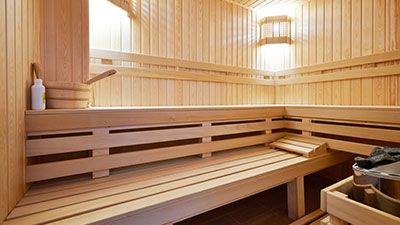Einrichtungsbeispiel Sauna